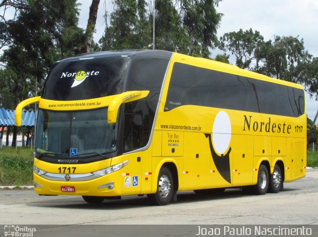 Viação Nordeste 1717 na cidade de Natal, Rio Grande do Norte, Brasil, por Joao Paulo Nascimento Silva. Número da foto: #5300462.