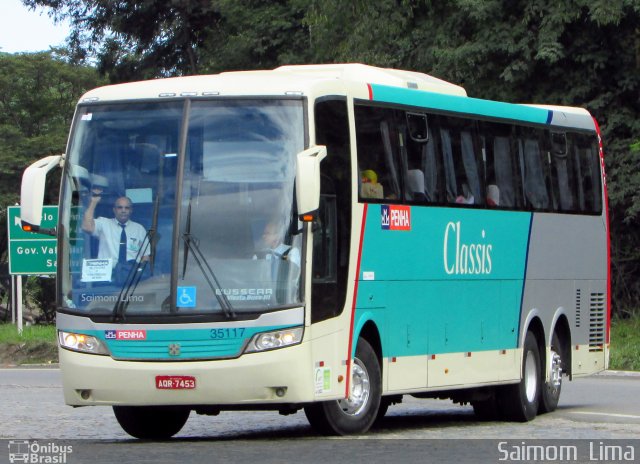 Empresa de Ônibus Nossa Senhora da Penha 35117 na cidade de Manhuaçu, Minas Gerais, Brasil, por Saimom  Lima. ID da foto: 5300475.