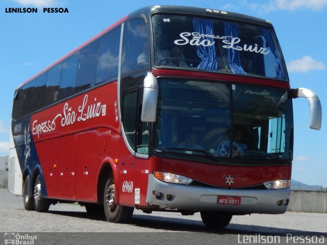 Expresso São Luiz 6960 na cidade de Caruaru, Pernambuco, Brasil, por Lenilson da Silva Pessoa. Número da foto: #5301097.