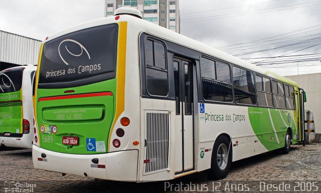 Expresso Princesa dos Campos 5689 na cidade de Ponta Grossa, Paraná, Brasil, por Cristiano Soares da Silva. ID da foto: 5300130.