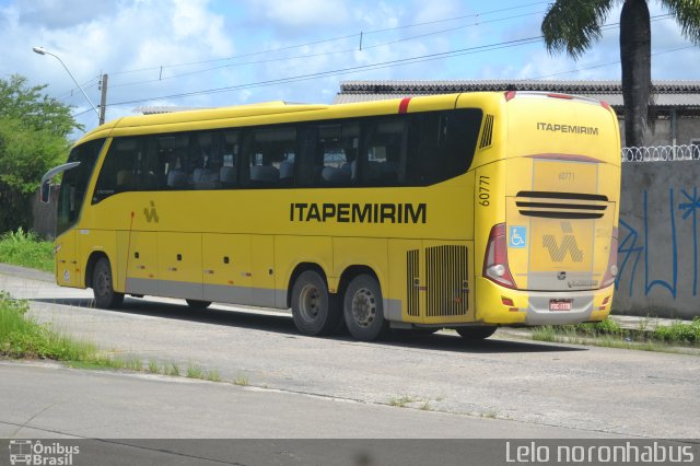 Viação Itapemirim 60771 na cidade de Recife, Pernambuco, Brasil, por Wellen de Lima Ribeiro. Número da foto: #5300982.