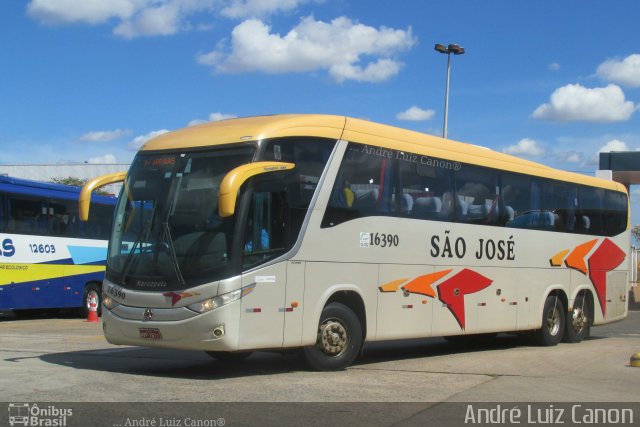 Expresso São José do Tocantins 16390 na cidade de Goiânia, Goiás, Brasil, por André Luiz Canon. Número da foto: #5299104.