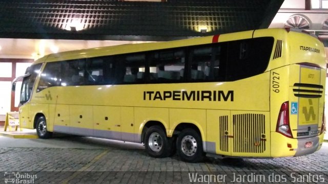 Viação Itapemirim 60727 na cidade de Queluz, São Paulo, Brasil, por Wagner Jardim dos Santos. Número da foto: #5302146.