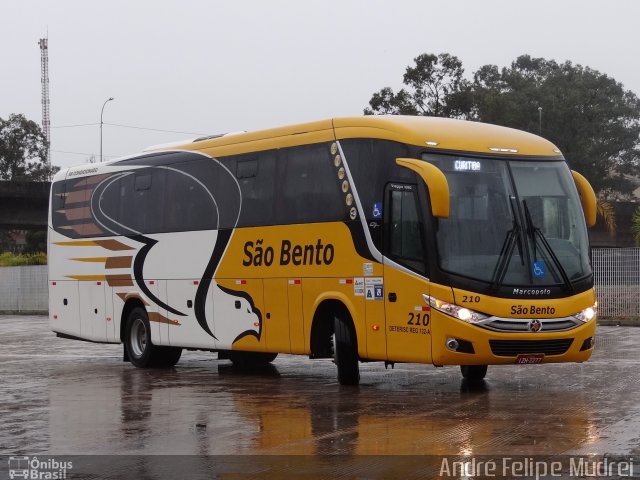 Expresso São Bento 210 na cidade de Curitiba, Paraná, Brasil, por André Felipe Mudrei. ID da foto: 5302875.