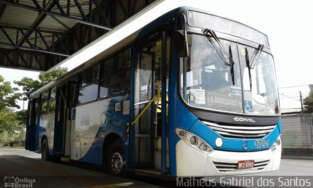 VB Transportes e Turismo 1791 na cidade de Campinas, São Paulo, Brasil, por Matheus Gabriel dos Santos. Número da foto: #5301184.