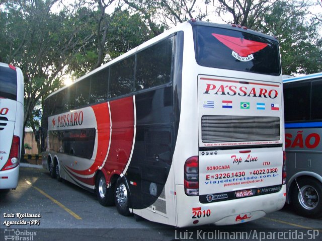 Pássaro Prata Transportadora Turística 2010 na cidade de Aparecida, São Paulo, Brasil, por Luiz Krolman. Número da foto: #5301231.