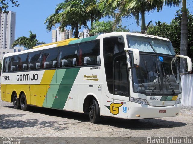 Empresa Gontijo de Transportes 11960 na cidade de Fortaleza, Ceará, Brasil, por Flávio Eduardo. Número da foto: #5301911.