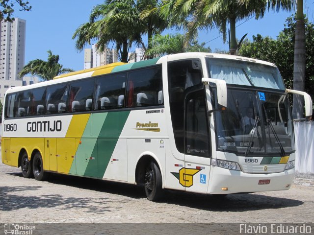 Empresa Gontijo de Transportes 11960 na cidade de Fortaleza, Ceará, Brasil, por Flávio Eduardo. ID da foto: 5301911.