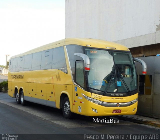 Viação Itapemirim 60767 na cidade de Campinas, São Paulo, Brasil, por Prisco Martin Pereira. Número da foto: #5301232.