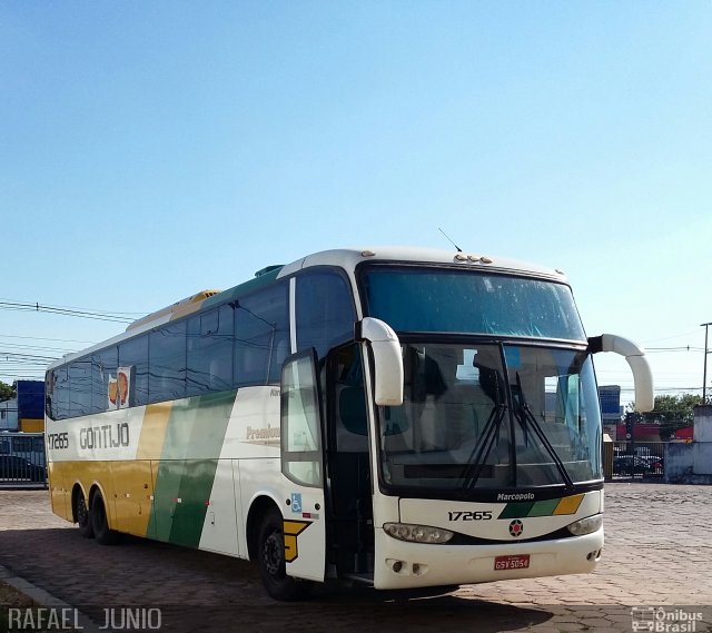 Empresa Gontijo de Transportes 17265 na cidade de Cuiabá, Mato Grosso, Brasil, por RAFAEL  JUNIO FONSECA. Número da foto: #5304615.
