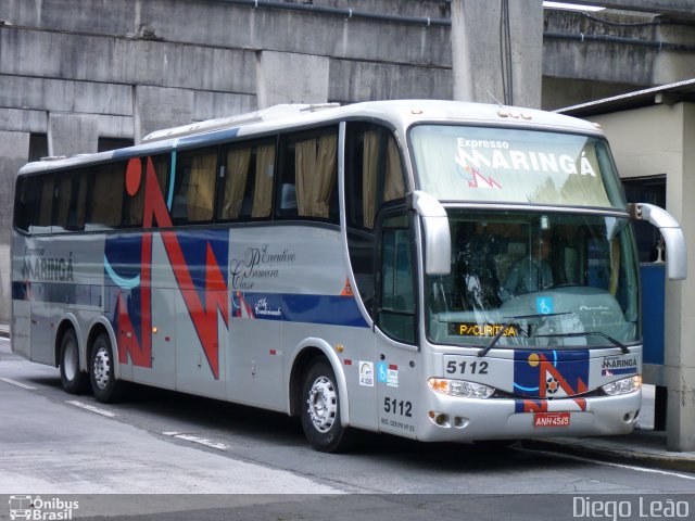 Expresso Maringá 5112 na cidade de Curitiba, Paraná, Brasil, por Diego Leão. ID da foto: 5305253.