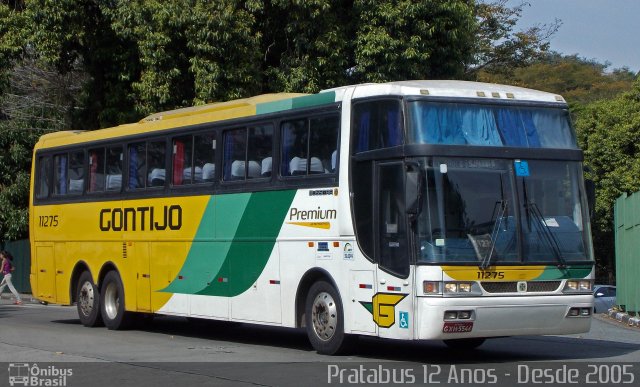 Empresa Gontijo de Transportes 11275 na cidade de São Paulo, São Paulo, Brasil, por Cristiano Soares da Silva. ID da foto: 5304813.