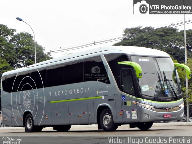 Viação Garcia 8493 na cidade de Maringá, Paraná, Brasil, por Victor Hugo Guedes Pereira. Número da foto: #5304507.