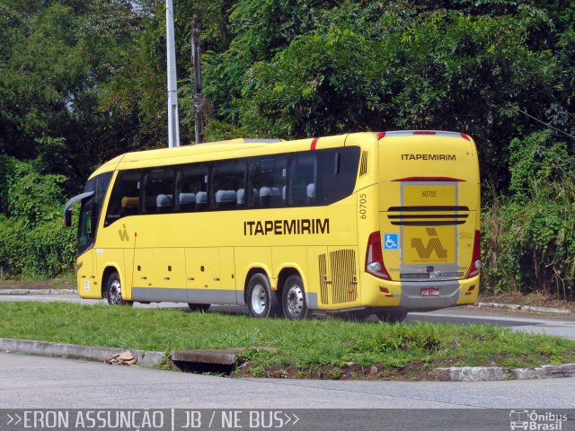 Viação Itapemirim 60705  na cidade de Recife, Pernambuco, Brasil, por Eronildo Assunção. Número da foto: #5307722.
