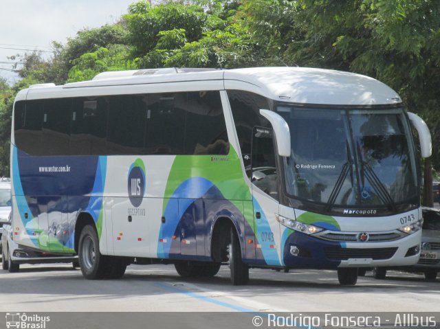 WS Turismo 0743 na cidade de Maceió, Alagoas, Brasil, por Rodrigo Fonseca. Número da foto: #5308094.