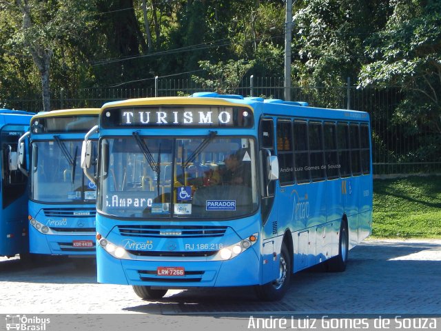 Viação Nossa Senhora do Amparo RJ 186.218 na cidade de São Gonçalo, Rio de Janeiro, Brasil, por André Luiz Gomes de Souza. ID da foto: 5308267.