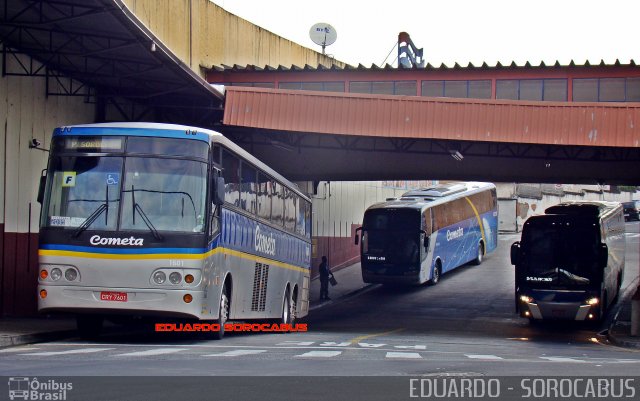 Viação Cometa 1601 na cidade de Sorocaba, São Paulo, Brasil, por EDUARDO - SOROCABUS. ID da foto: 5309946.