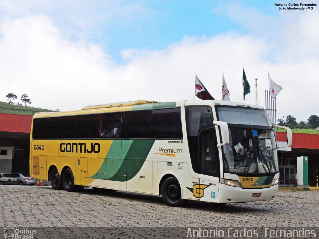 Empresa Gontijo de Transportes 11640 na cidade de João Monlevade, Minas Gerais, Brasil, por Antonio Carlos Fernandes. ID da foto: 5308596.