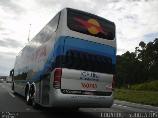 Expresso de Prata 160743 na cidade de Boituva, São Paulo, Brasil, por EDUARDO - SOROCABUS. Número da foto: #5309900.