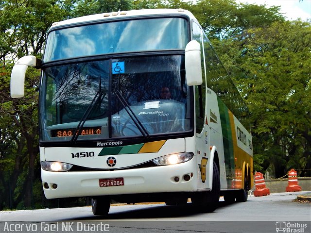 Empresa Gontijo de Transportes 14510 na cidade de São Paulo, São Paulo, Brasil, por Raphael José da Silva. ID da foto: 5310396.