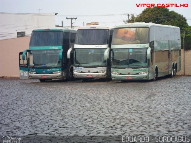 Viação Garcia 7166 na cidade de Londrina, Paraná, Brasil, por EDUARDO - SOROCABUS. Número da foto: #5310025.