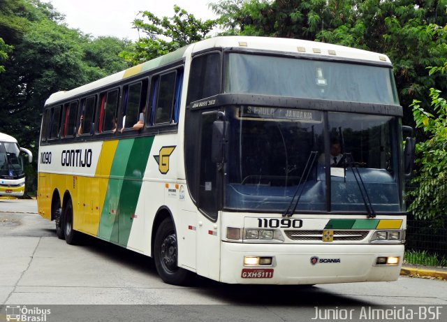 Empresa Gontijo de Transportes 11090 na cidade de São Paulo, São Paulo, Brasil, por Junior Almeida. ID da foto: 5247049.