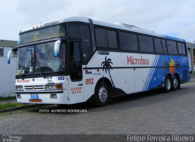 Microbus 852 na cidade de Rio Grande, Rio Grande do Sul, Brasil, por Felipe Ferreira Ribeiro. Número da foto: #5248276.