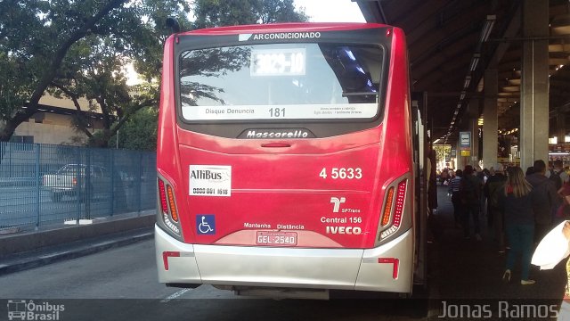 Allibus Transportes 4 5633 na cidade de São Paulo, São Paulo, Brasil, por Jonas Ramos. ID da foto: 5247448.