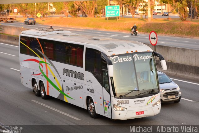 Transpittner Turismo 2800 na cidade de Barueri, São Paulo, Brasil, por Michael  Alberto Vieira. Número da foto: #5246654.