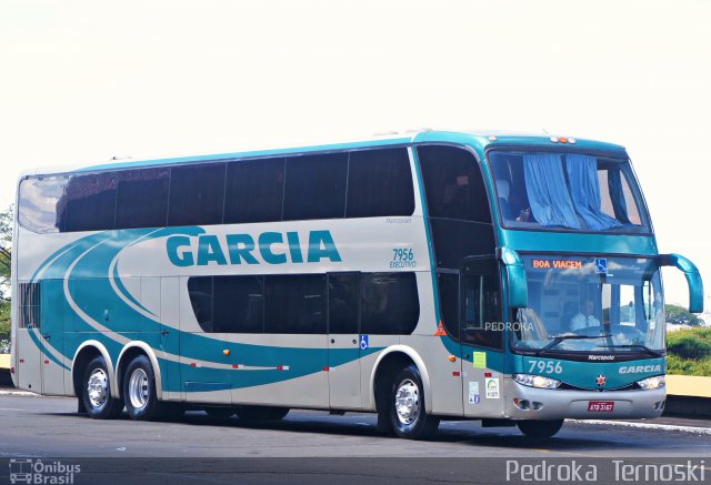 Viação Garcia 7956 na cidade de Londrina, Paraná, Brasil, por Pedroka Ternoski. ID da foto: 5247848.