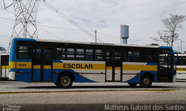 Transportes Capellini 1649 na cidade de Monte Mor, São Paulo, Brasil, por Matheus Gabriel dos Santos. ID da foto: 5247202.