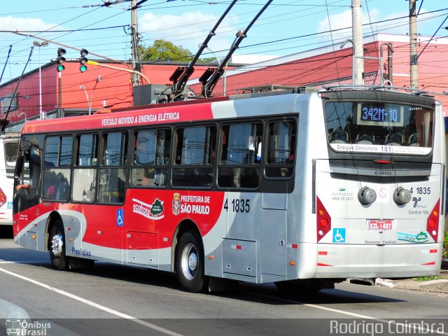 Himalaia Transportes > Ambiental Transportes Urbanos 4 1835 na cidade de São Paulo, São Paulo, Brasil, por Rodrigo Coimbra. ID da foto: 5247744.