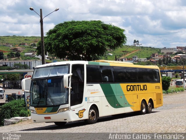 Empresa Gontijo de Transportes 11735 na cidade de João Monlevade, Minas Gerais, Brasil, por Antonio Carlos Fernandes. Número da foto: #5311450.