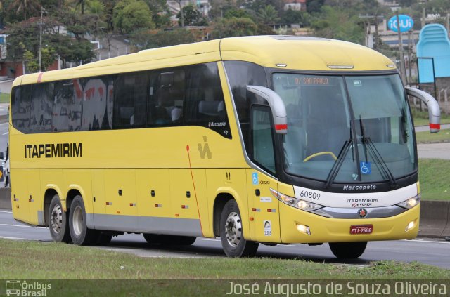 Viação Itapemirim 60809 na cidade de Barra Mansa, Rio de Janeiro, Brasil, por José Augusto de Souza Oliveira. Número da foto: #5311398.