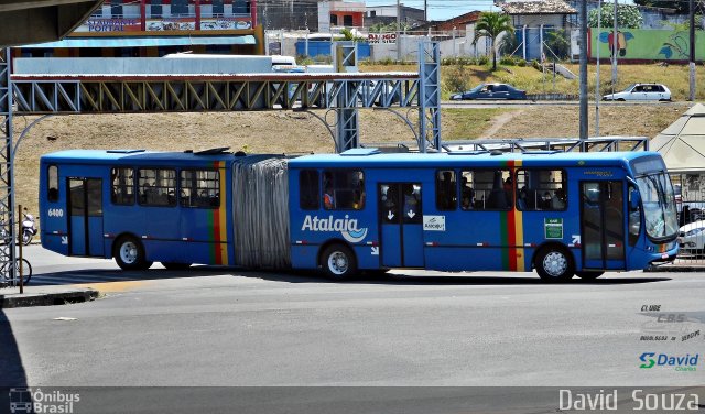 Viação Atalaia Transportes 6400 na cidade de Aracaju, Sergipe, Brasil, por David  Souza. ID da foto: 5311804.