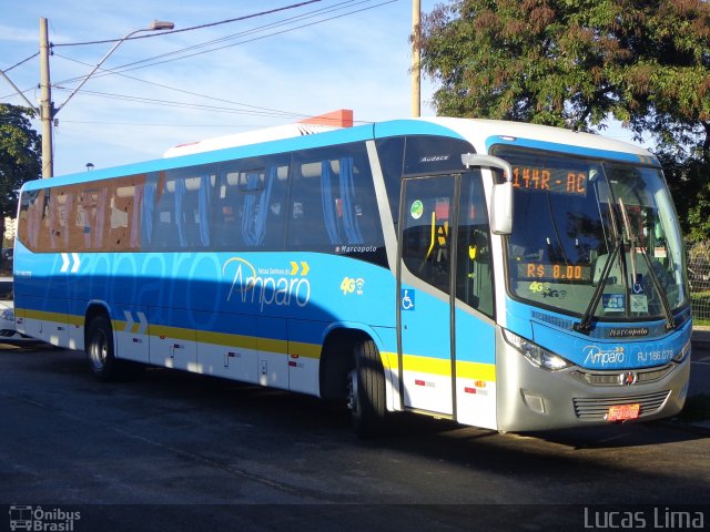 Viação Nossa Senhora do Amparo RJ 186.079 na cidade de Niterói, Rio de Janeiro, Brasil, por Lucas Lima. ID da foto: 5311549.