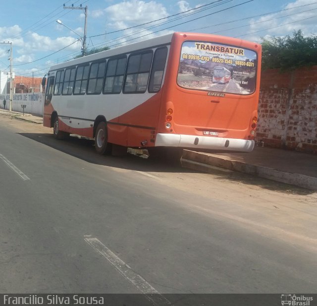 Transbatur Transporte e Turismo 0981 na cidade de Timon, Maranhão, Brasil, por Francilio Silva Sousa. Número da foto: #5311311.