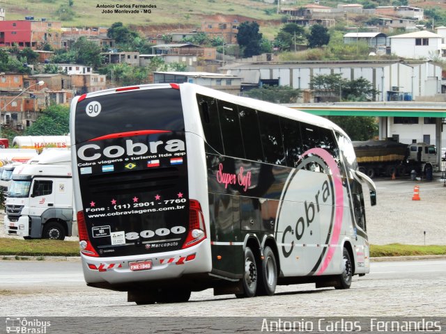 Cobra Viagens e Turismo 8000 na cidade de João Monlevade, Minas Gerais, Brasil, por Antonio Carlos Fernandes. Número da foto: #5314016.