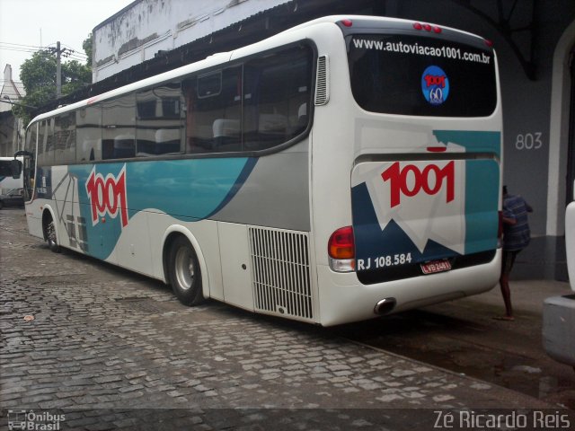 Auto Viação 1001 RJ 108.584 na cidade de Rio de Janeiro, Rio de Janeiro, Brasil, por Zé Ricardo Reis. Número da foto: #5313332.