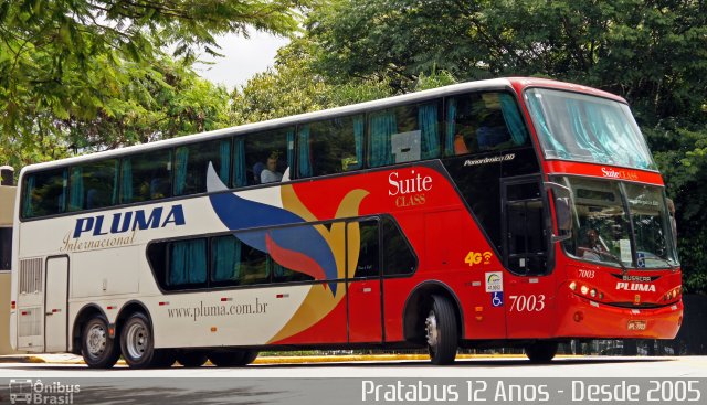 Pluma Conforto e Turismo 7003 na cidade de São Paulo, São Paulo, Brasil, por Cristiano Soares da Silva. Número da foto: #5314417.