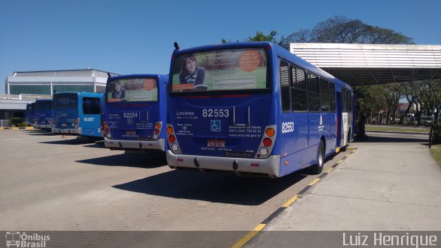 Litorânea Transportes Coletivos 82.553 na cidade de São José dos Campos, São Paulo, Brasil, por Luiz Henrique. ID da foto: 5312954.