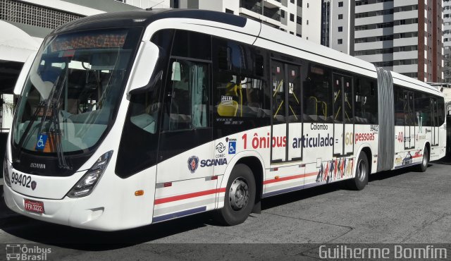 Viação Santo Ângelo 99402 na cidade de Curitiba, Paraná, Brasil, por Guilherme Bomfim. ID da foto: 5248615.