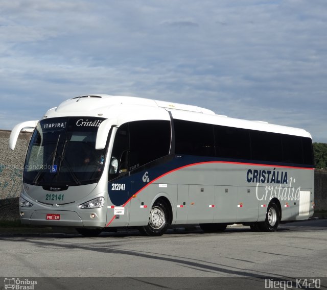 Expresso Cristália 212141 na cidade de São Paulo, São Paulo, Brasil, por Diego K420 . Número da foto: #5250911.