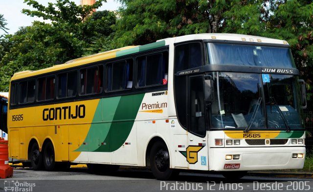 Empresa Gontijo de Transportes 15685 na cidade de São Paulo, São Paulo, Brasil, por Cristiano Soares da Silva. ID da foto: 5249417.