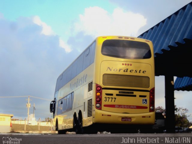 Viação Nordeste 3777 na cidade de Natal, Rio Grande do Norte, Brasil, por John Herbert. Número da foto: #5249622.