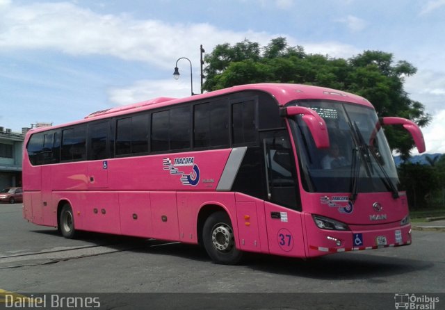 TRACOPA - Transportes Costarricenses Panameños 37 na cidade de Catedral, San José, San José, Costa Rica, por Daniel Brenes. Número da foto: #5251061.