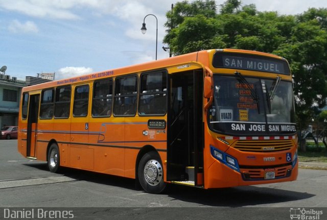 Buses San Miguel Higuito BUSMI 25 na cidade de , por Daniel Brenes. ID da foto: 5251051.