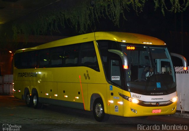 Viação Itapemirim 60667 na cidade de Belo Horizonte, Minas Gerais, Brasil, por Ricardo Silva Monteiro. Número da foto: #5250317.