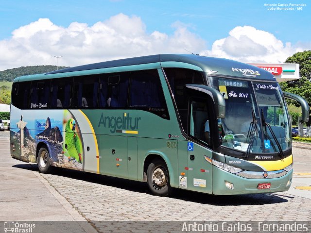Expresso Angelitur 1800 na cidade de João Monlevade, Minas Gerais, Brasil, por Antonio Carlos Fernandes. Número da foto: #5249255.