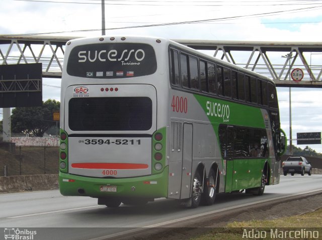 Ônibus Particulares 4000 na cidade de Belo Horizonte, Minas Gerais, Brasil, por Adão Raimundo Marcelino. ID da foto: 5253220.